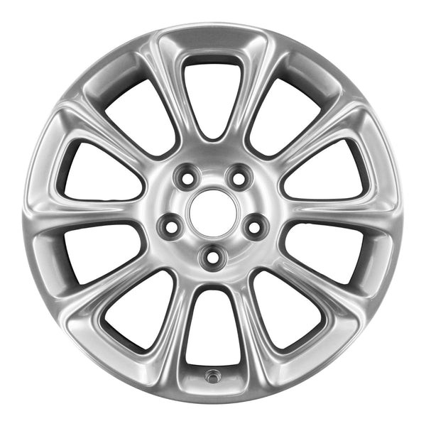 2013 dodge dart wheel 17 hyper aluminum 5 lug w2482h 1