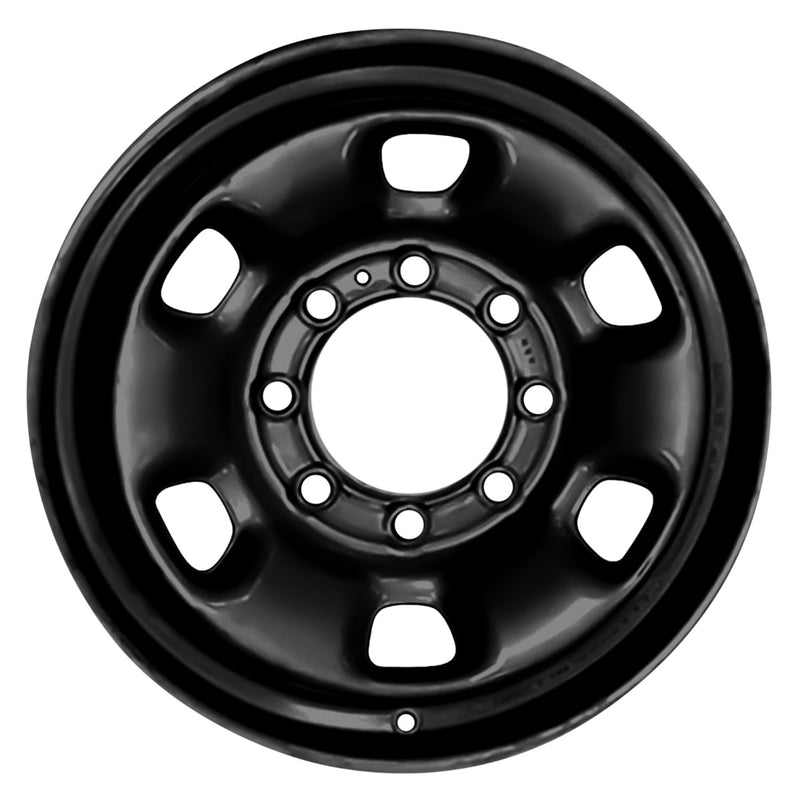 2017 dodge 2500 wheel 17 black steel 8 lug w2497b 4