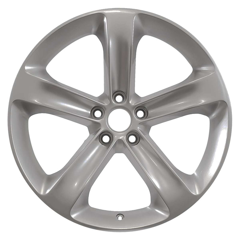 2019 dodge challenger wheel 20 silver aluminum 5 lug w2508s 6