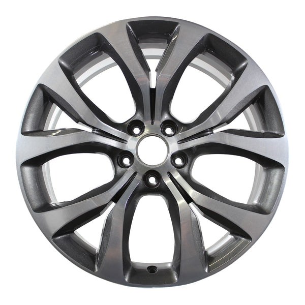 2018 chrysler 200 wheel 19 polished charcoal aluminum 5 lug w2515pc 4