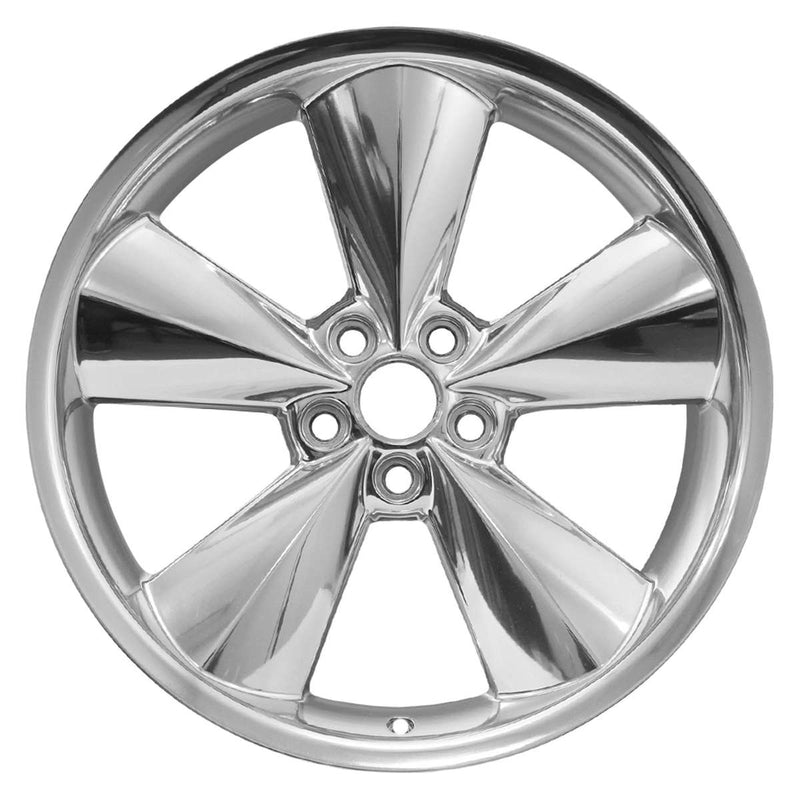 2014 dodge challenger wheel 20 polished aluminum 5 lug w2524p 6