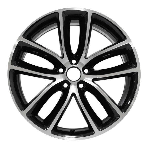 2019 dodge charger wheel 20 polished black aluminum 5 lug w2526pb 10