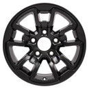 2017 dodge ram wheel 17 black aluminum 5 lug w2553b 2