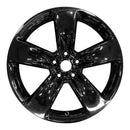2018 dodge durango wheel 20 black aluminum 5 lug w2625b 1