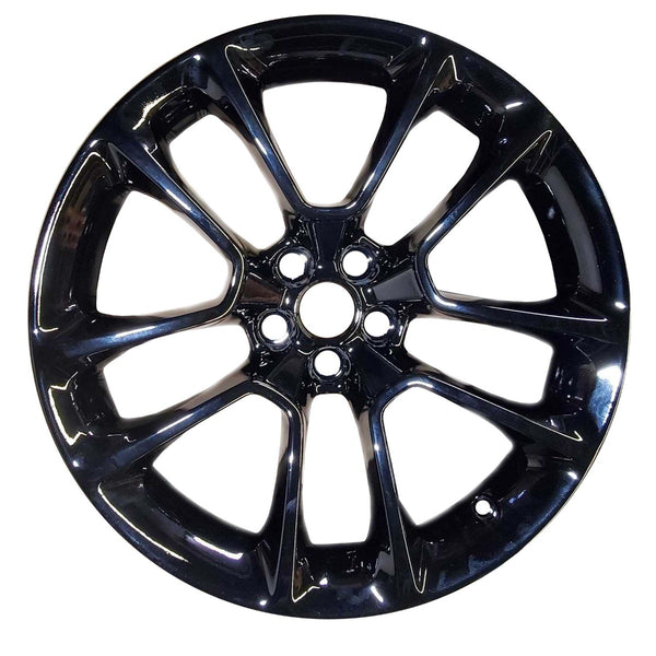 2021 dodge charger wheel 20 gloss black aluminum 5 lug w2713gb 4