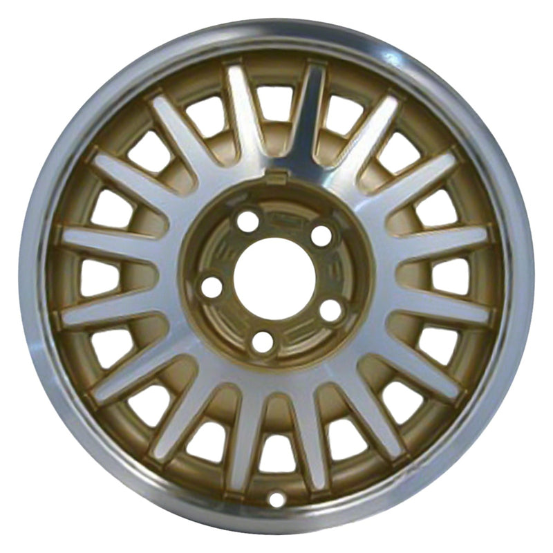 1996 lincoln town wheel 16 machined gold aluminum 5 lug w3126mg 2