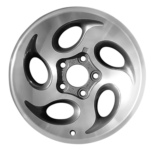 1998 ford explorer wheel 15 machined charcoal aluminum 5 lug w3186amc 8