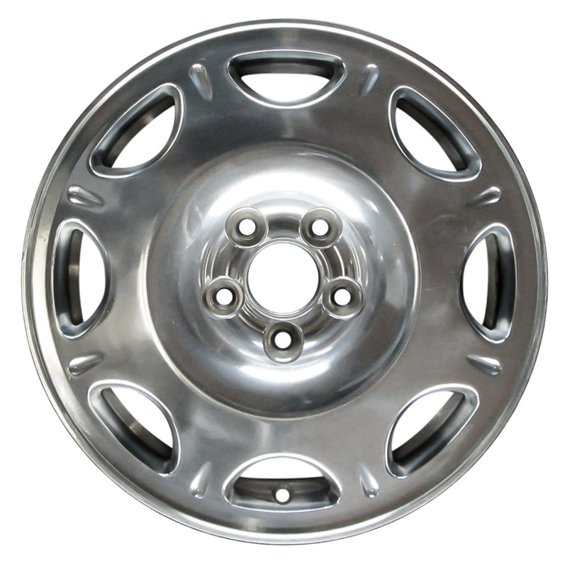 2000 lincoln continental wheel 16 polished aluminum 5 lug w3273p 3