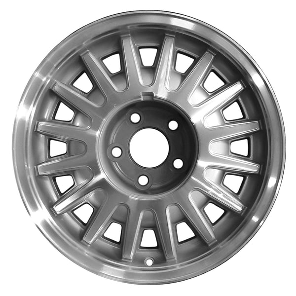 1998 mercury grand wheel 16 machined silver aluminum 5 lug w3386ms 1