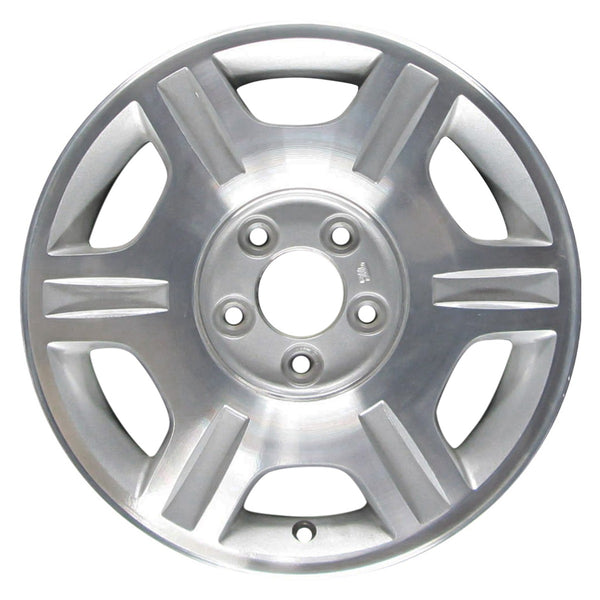 2002 mercury mountaineer wheel 16 machined silver aluminum 5 lug w3456ams 1