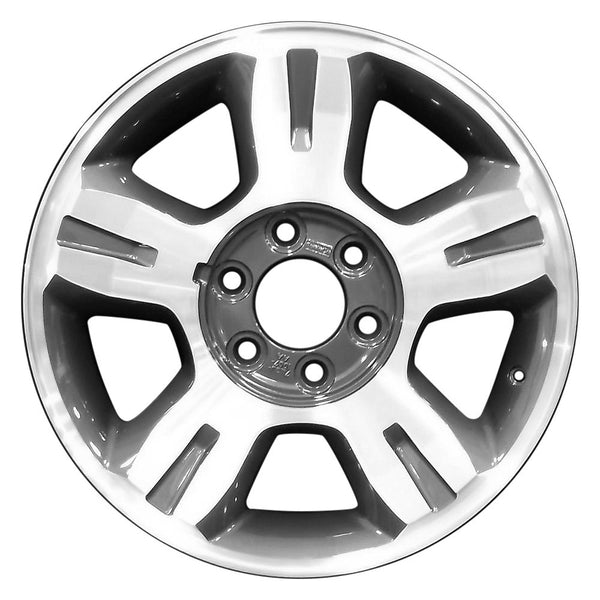 2008 ford f150 wheel 18 polished charcoal aluminum 6 lug w3663pc 2