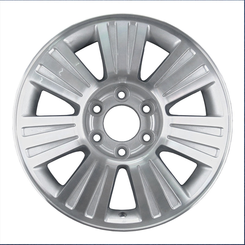 2007 lincoln navigator wheel 18 machined silver aluminum 6 lug w3665ms 1