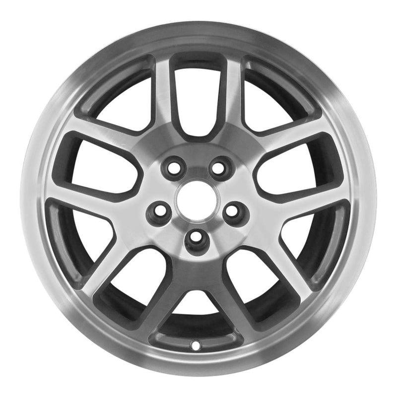 2008 ford mustang wheel 18 machined charcoal aluminum 5 lug w3668mc 2