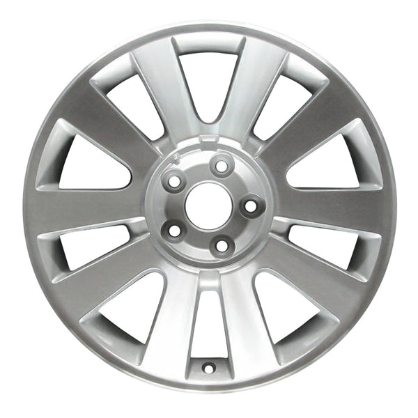 2009 ford taurus wheel 18 machined silver aluminum 5 lug w3700ms 2