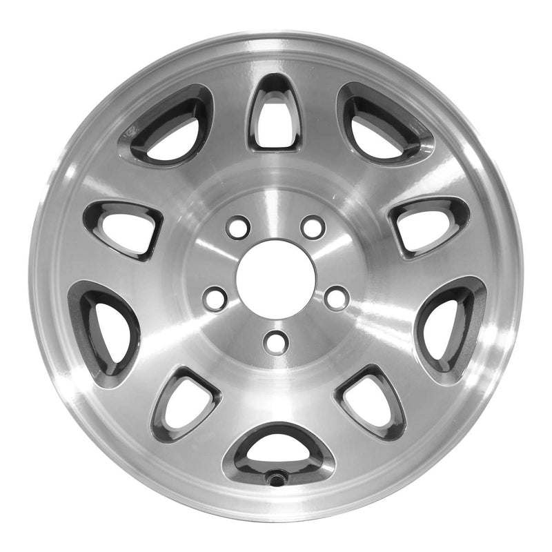 2011 ford ranger wheel 15 machined charcoal aluminum 5 lug w3815mc 2