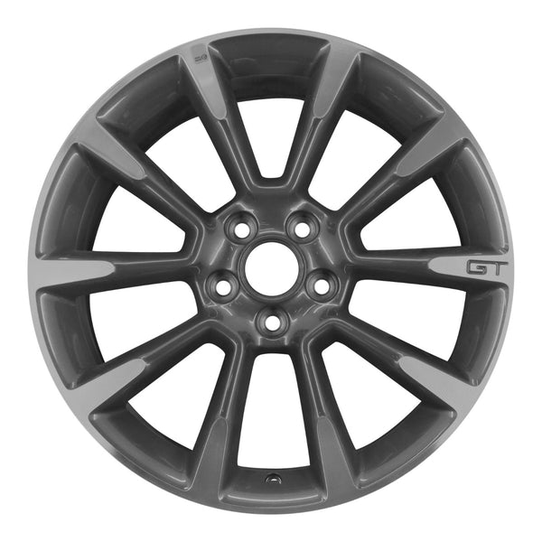 2011 ford mustang wheel 19 machined charcoal aluminum 5 lug w3863mc 1