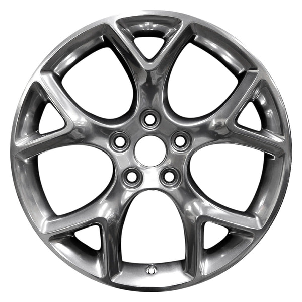 2012 ford focus wheel 17 polished aluminum 5 lug w3883p 1