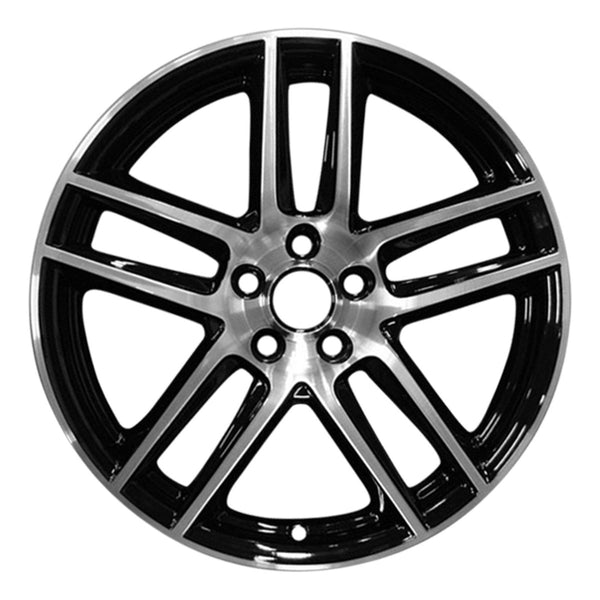 2014 ford mustang wheel 19 machined black aluminum 5 lug w3887mb 3