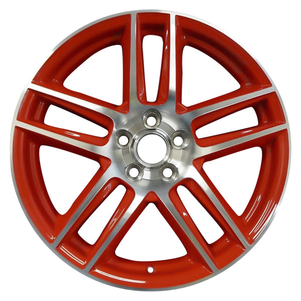 2013 ford mustang wheel 19 machined red aluminum 5 lug w3890mr 2