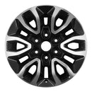 2013 ford f150 wheel 17 machined black aluminum 6 lug w3891mb 2