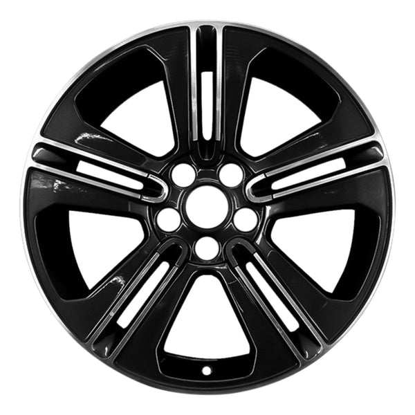 2013 ford mustang wheel 19 machined black aluminum 5 lug w3908mb 1