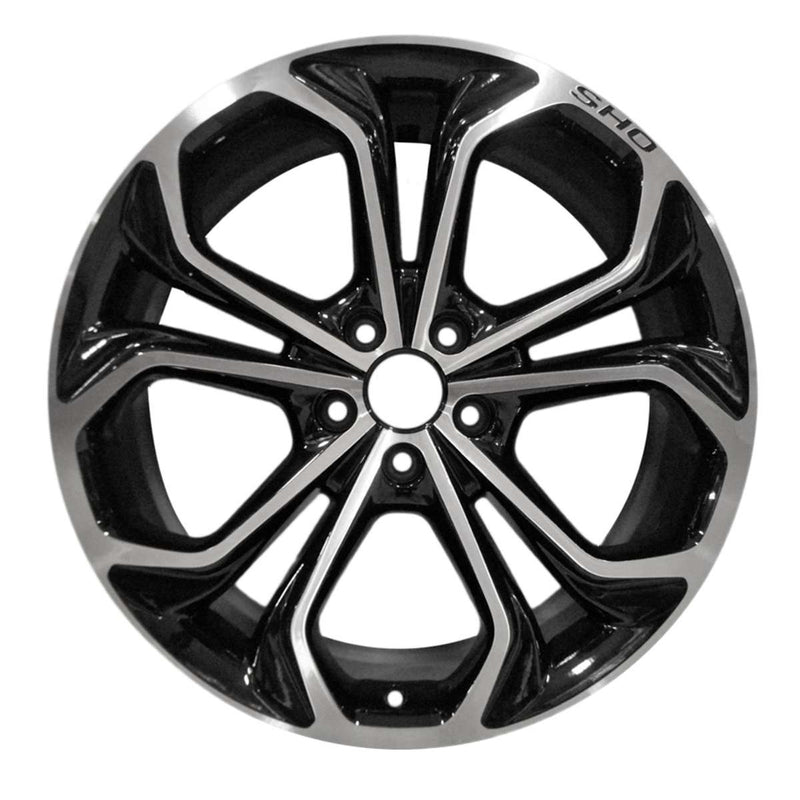 2015 ford taurus wheel 20 machined gloss black aluminum 5 lug w3926mb 1