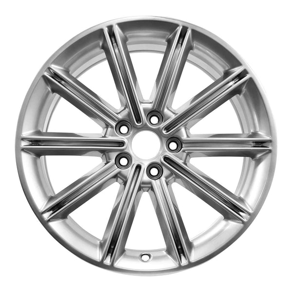 2014 ford flex wheel 19 hyper aluminum 5 lug w3933h 2