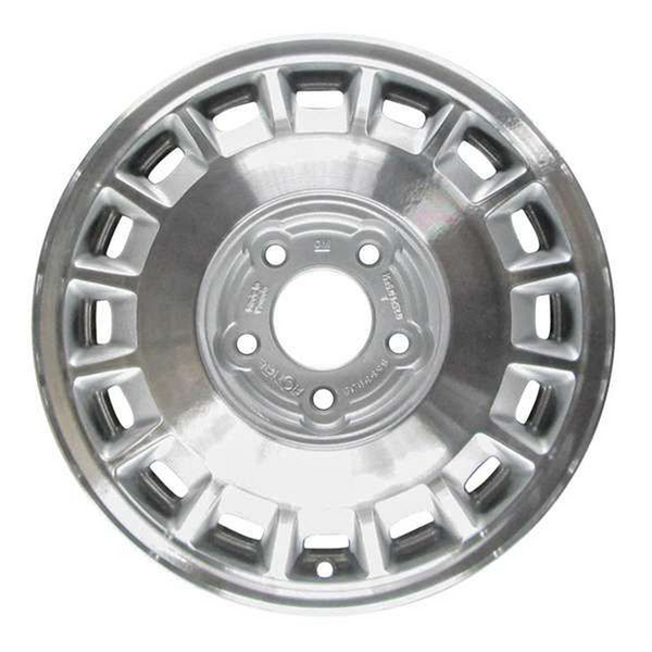 2001 buick century wheel 15 machined silver aluminum 5 lug w4039ms 4