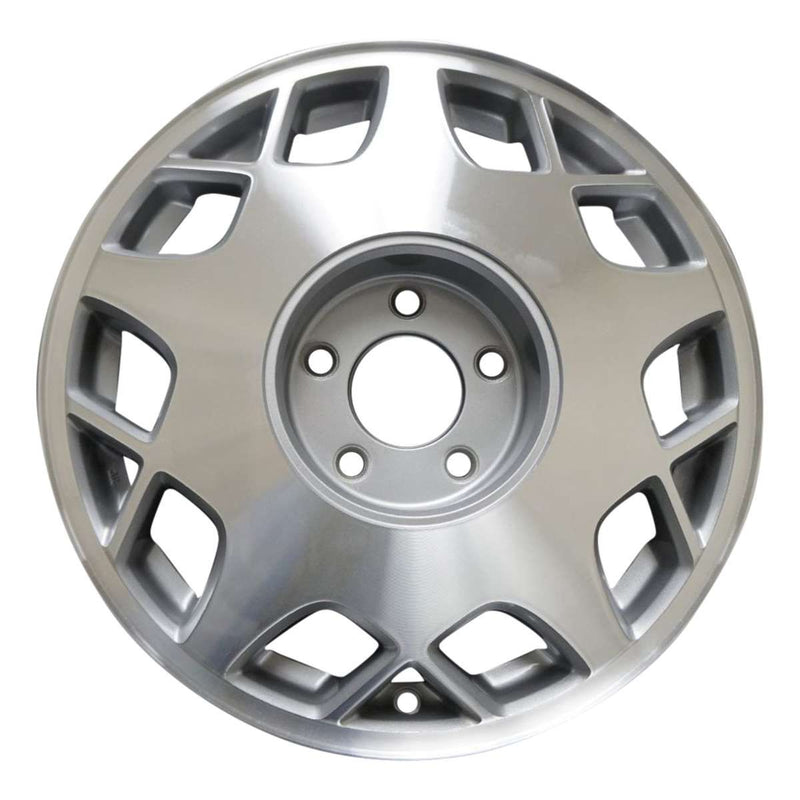 1997 cadillac fleetwood wheel 16 machined silver aluminum 5 lug w4520ms 5