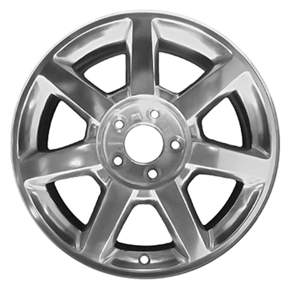 2006 cadillac sts wheel 17 polished aluminum 5 lug w4578p 3