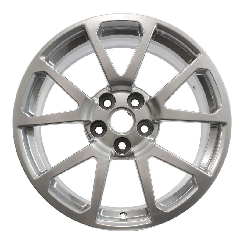 2010 cadillac sts wheel 19 hyper aluminum 5 lug w4647h 8