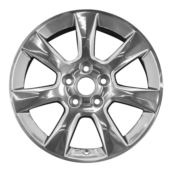 2013 cadillac ats wheel 17 polished aluminum 5 lug w4703p 1