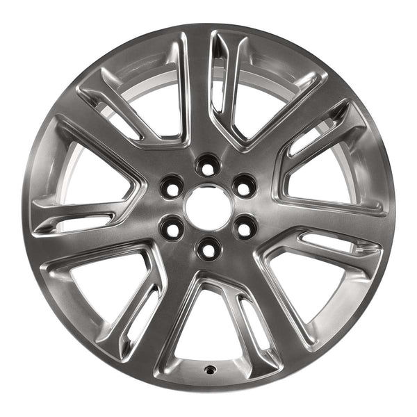 2020 cadillac escalade wheel 22 machined silver aluminum 6 lug w4738ms 12