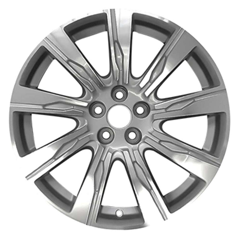 1996 chevrolet corvette wheel 17 machined silver aluminum 5 lug w5007sms 6