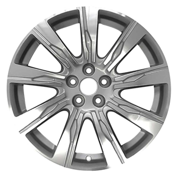 1992 chevrolet corvette wheel 17 machined silver aluminum 5 lug w5007sms 2