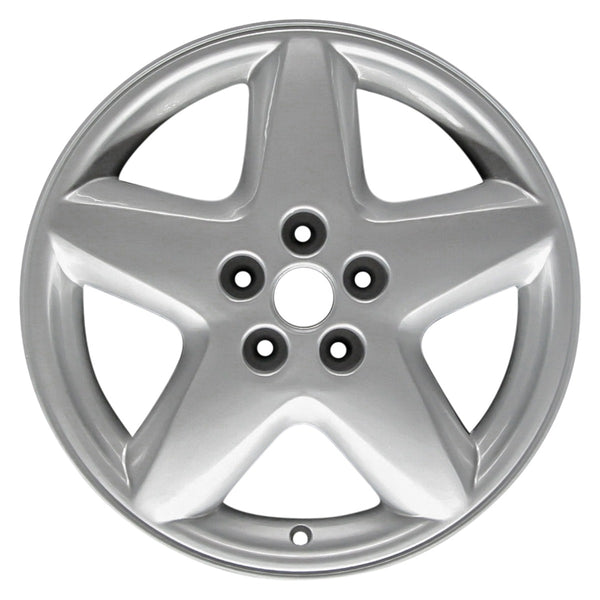 1999 chevrolet cavalier wheel 16 silver aluminum 5 lug w5042s 5