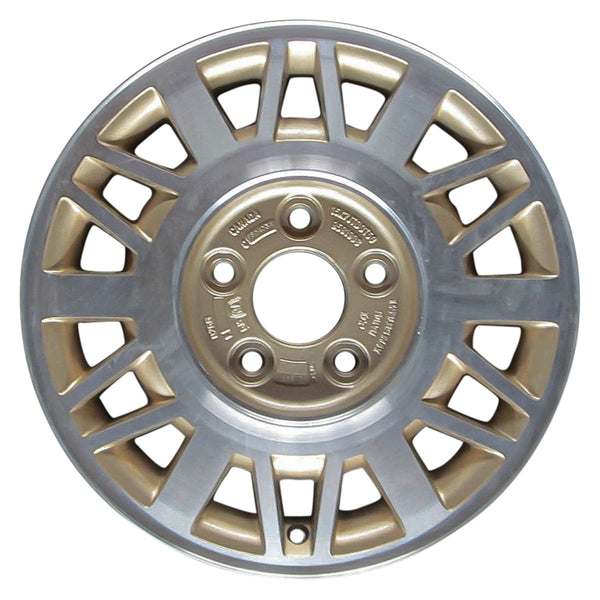 1996 gmc sonoma wheel 15 machined gold aluminum 5 lug w5044mg 15