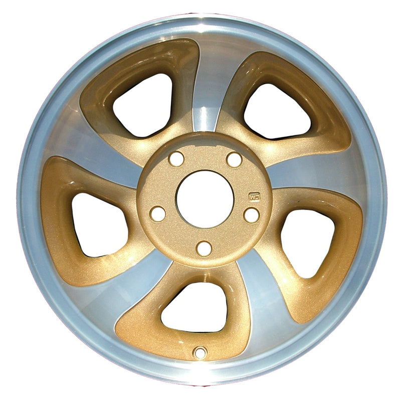 2001 gmc s15 wheel 15 machined gold aluminum 5 lug w5063mg 18