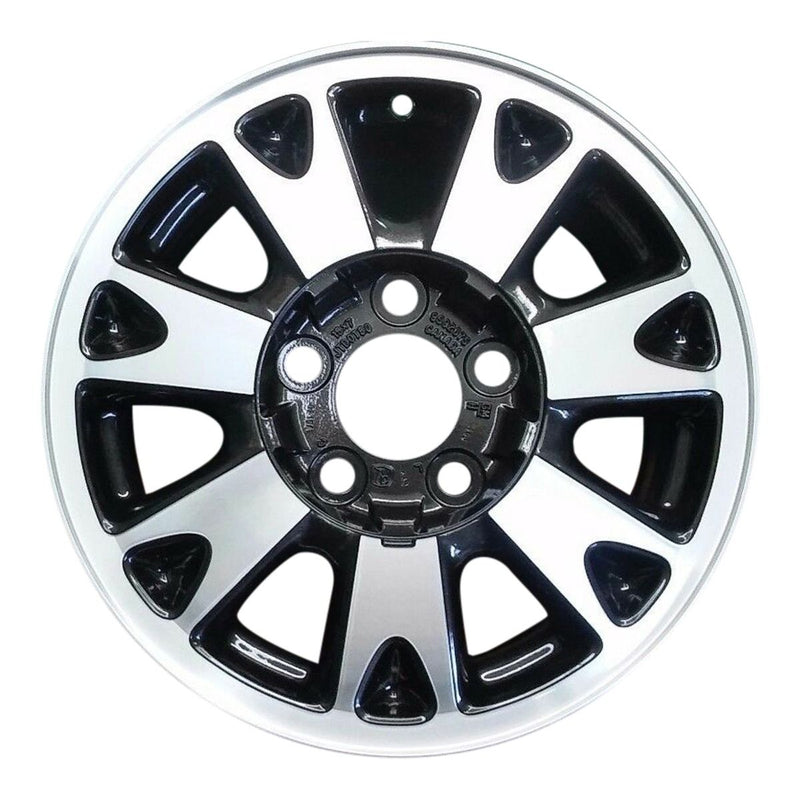 2005 chevrolet s10 wheel 15 black aluminum 5 lug w5064b 8