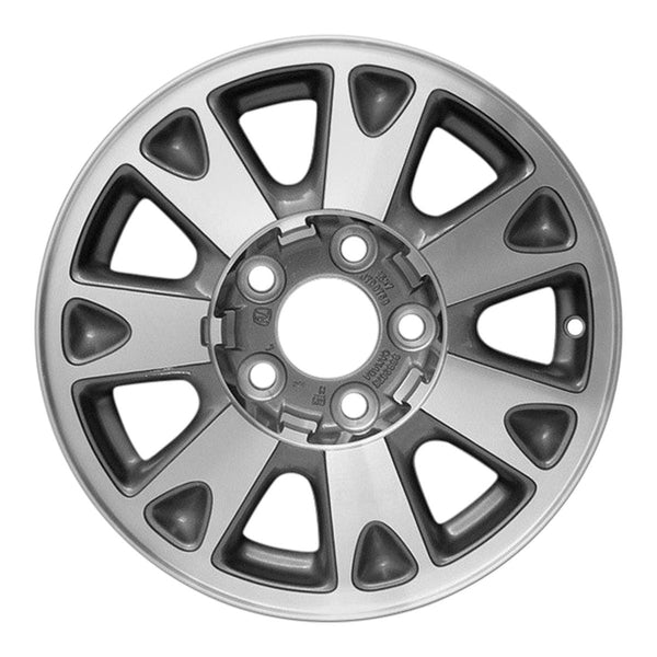 1998 gmc s15 wheel 15 machined charcoal aluminum 5 lug w5064mc 20