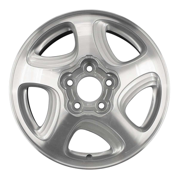 2002 chevrolet monte wheel 16 machined silver aluminum 5 lug w5085ms 3