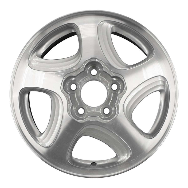 2002 chevrolet monte wheel 16 machined silver aluminum 5 lug w5085ms 3