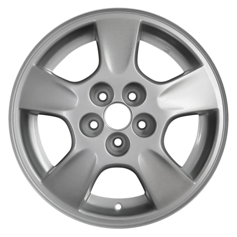 2001 chevrolet cavalier wheel 15 silver aluminum 5 lug w5092s 2