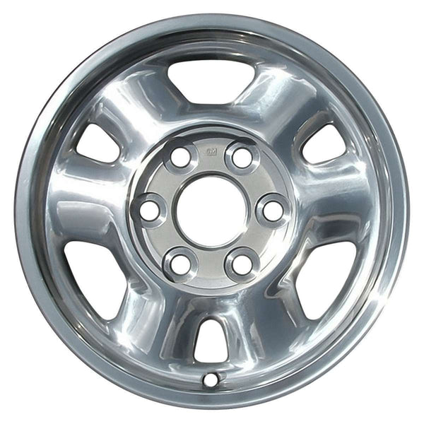 2000 gmc sierra wheel 16 polished aluminum 6 lug w5095p 10