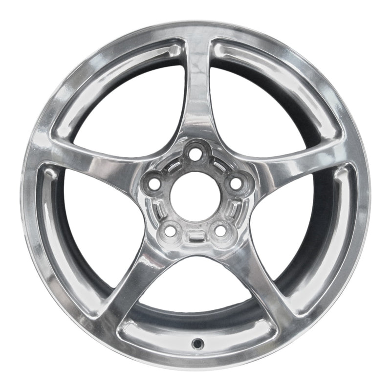 2004 chevrolet corvette wheel 18 polished aluminum 5 lug w5105p 5