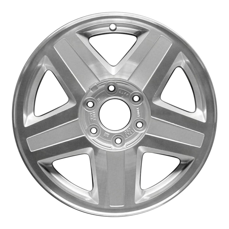 2003 chevrolet trailblazer wheel 17 silver aluminum 6 lug w5142s 2