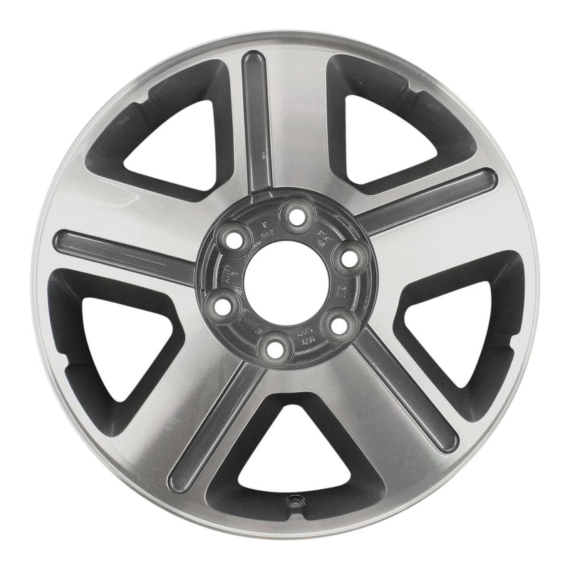 2009 chevrolet trailblazer wheel 17 machined charcoal aluminum 6 lug rw5179mc 9