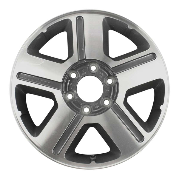 2006 chevrolet trailblazer wheel 17 machined charcoal aluminum 6 lug w5179mc 6