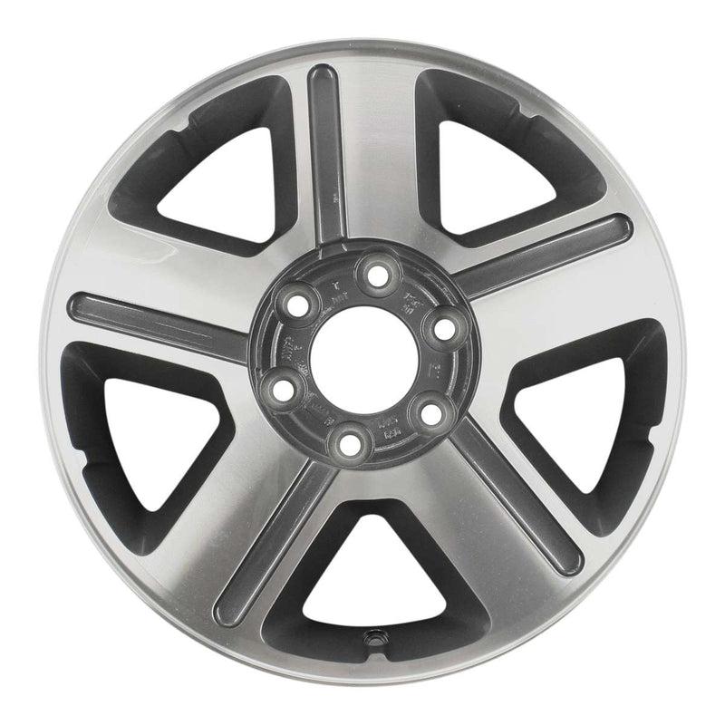 2009 chevrolet trailblazer wheel 17 machined charcoal aluminum 6 lug w5179mc 9