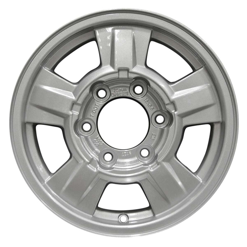 2006 chevrolet colorado wheel 15 silver aluminum 6 lug w5182s 9